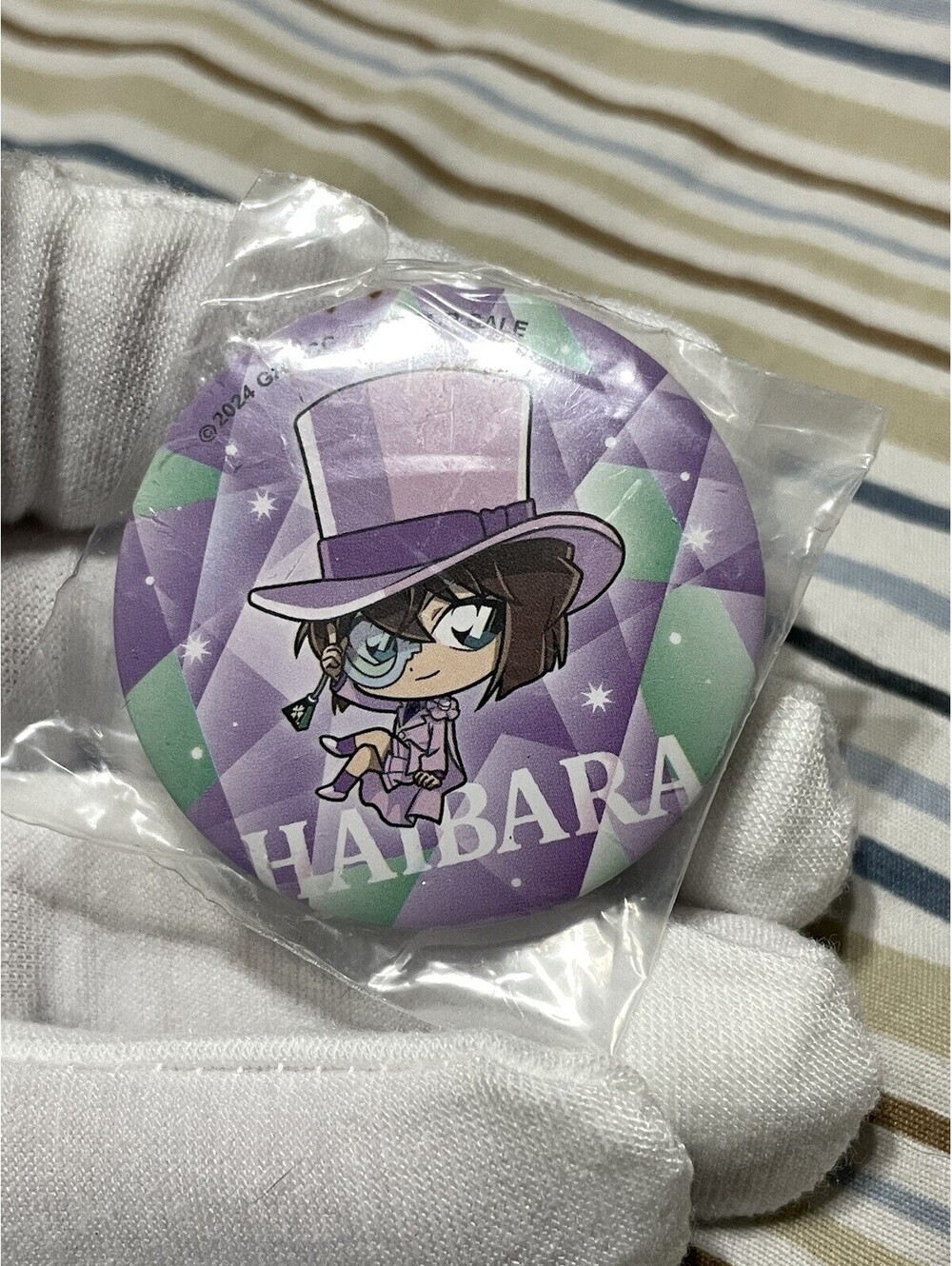 Ai Haibara Detective Conan Kura Sushi Original Mini Can Badge Anime Japan Excl